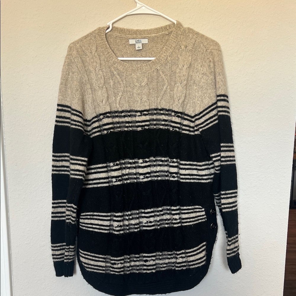 Croft & Barrow Tan Knit Sweater